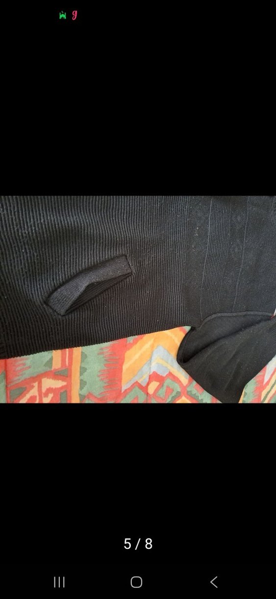 m beden Siyah Örgü Erkek Hırka - Görsel 5