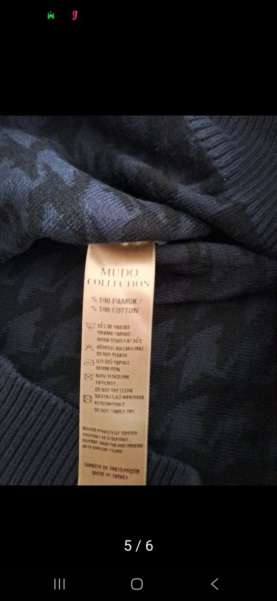 Mudo Collection %100 Pamuk Kazak - Görsel 5