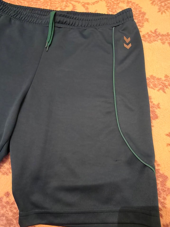 HUMMEL MARKA L BEDEN Erkek Yeşil Spor Şort - Görsel 4