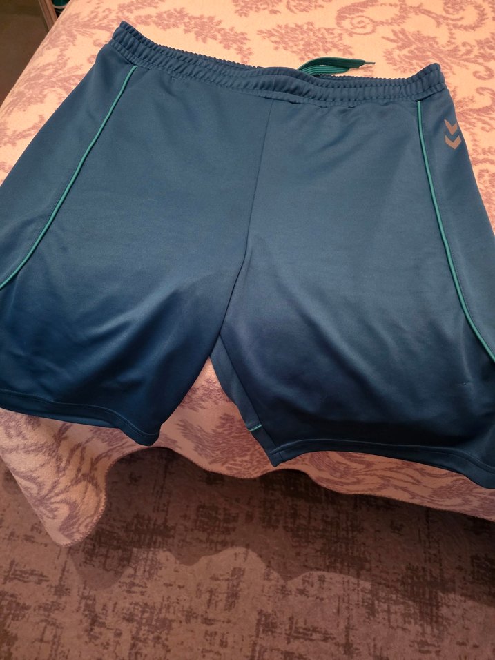 HUMMEL MARKA L BEDEN Erkek Yeşil Spor Şort - Görsel 3