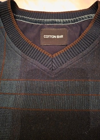 cotton bar marka m beden erkek kazak - Görsel 3