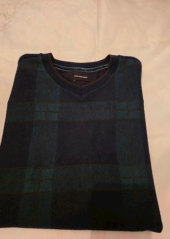 cotton bar marka m beden erkek kazak - Görsel 9