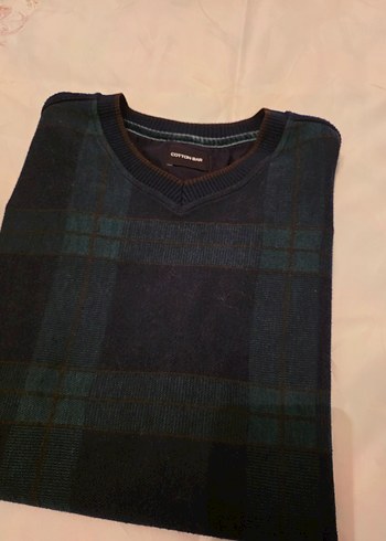 cotton bar marka m beden erkek kazak - Görsel 7