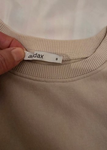 addax s beden Kadın Baskılı Sweatshirt - Görsel 2