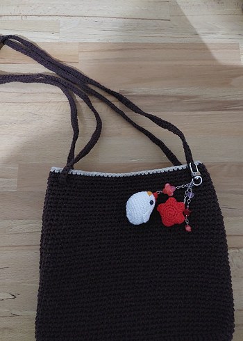 Tavuk Çanta Charm Anahtarlık - Görsel 4