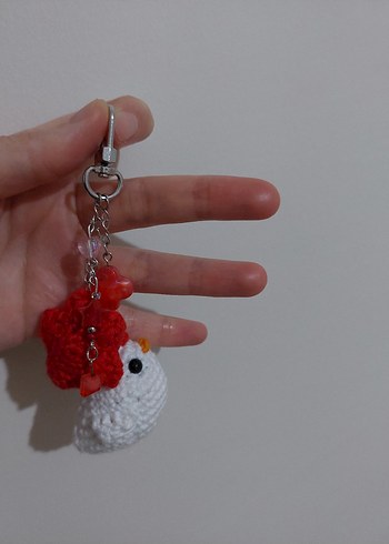 Tavuk Çanta Charm Anahtarlık - Görsel 6