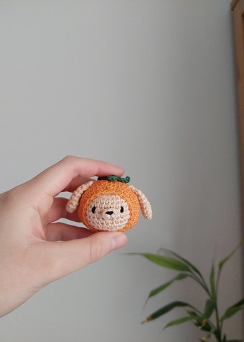 Mandalina Köpek Örgü Oyuncak - Görsel 6