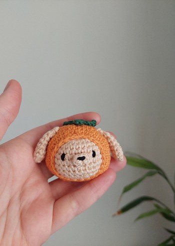 Mandalina Köpek Örgü Oyuncak - Görsel 11