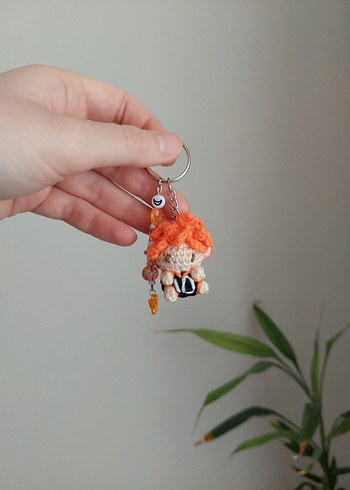 haikyuu hinata charm anahtarlık - Görsel 3