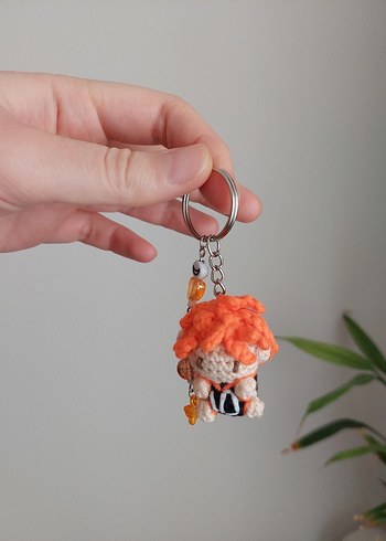 haikyuu hinata charm anahtarlık - Görsel 7