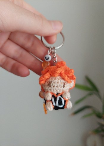 haikyuu hinata charm anahtarlık - Görsel 5