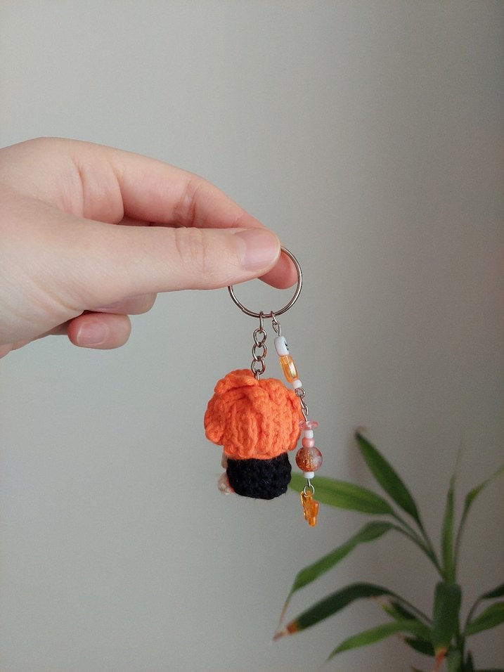 haikyuu hinata charm anahtarlık - Görsel 2