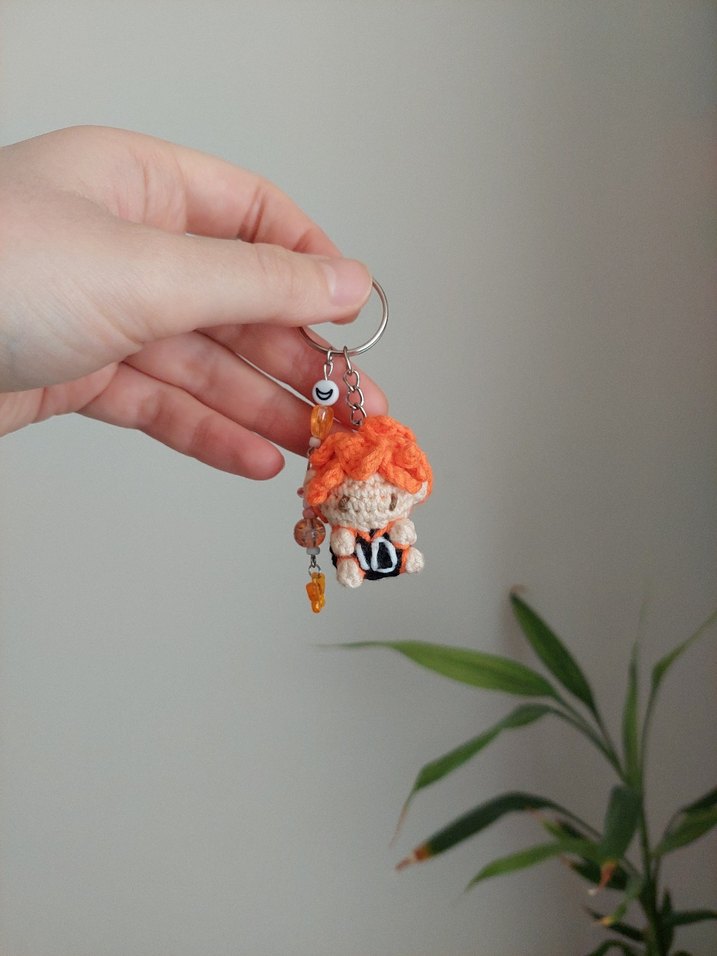 haikyuu hinata charm anahtarlık - Görsel 3