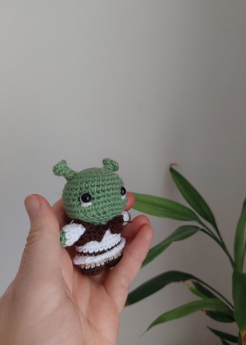 shrek örgü amigurumi oyuncak - Görsel 5