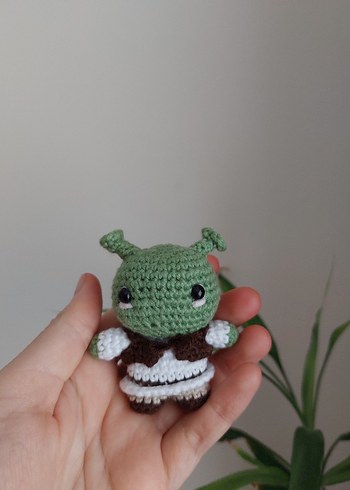 shrek örgü amigurumi oyuncak - Görsel 2