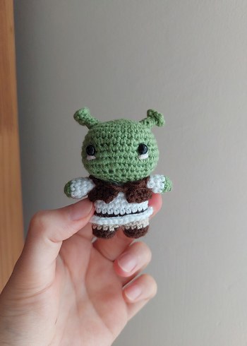 shrek örgü amigurumi oyuncak - Görsel 8