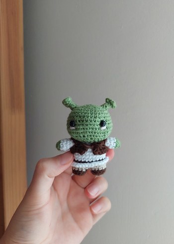 shrek örgü amigurumi oyuncak - Görsel 10