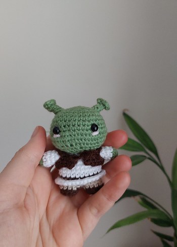 shrek örgü amigurumi oyuncak - Görsel 3