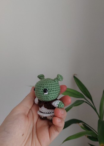 shrek örgü amigurumi oyuncak - Görsel 4