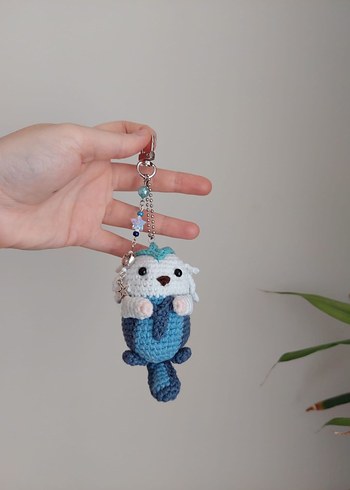 genshin impact leisurely otter charm anahtarlık - Görsel 2