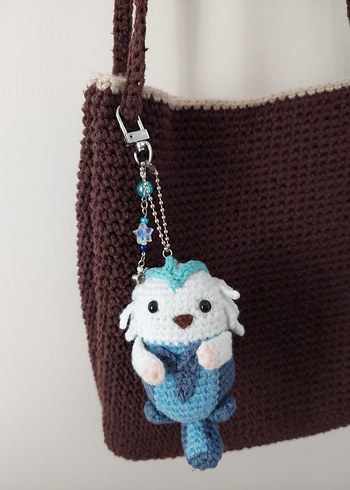 genshin impact leisurely otter charm anahtarlık - Görsel 6
