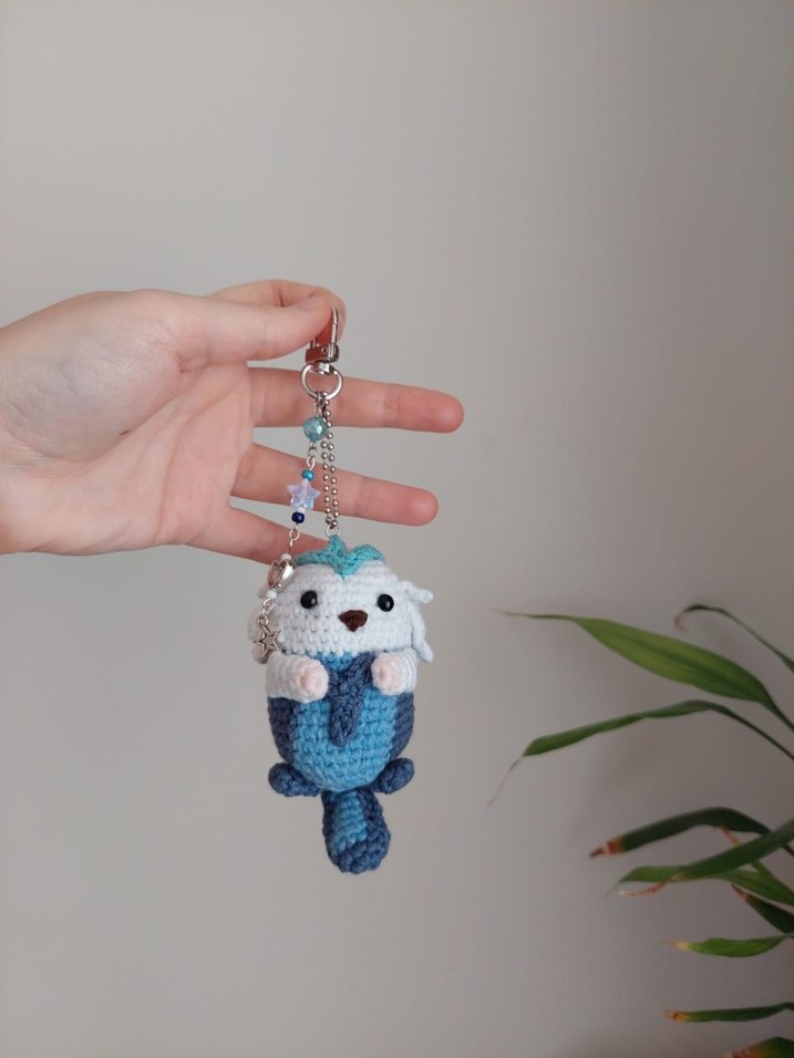 genshin impact leisurely otter charm anahtarlık - Görsel 3