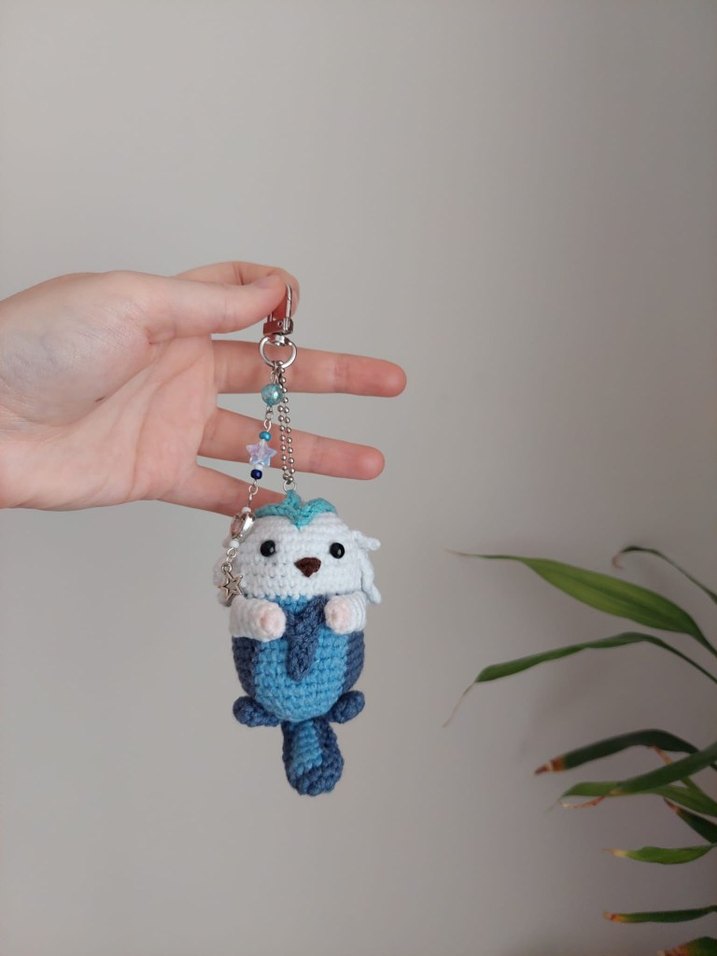 genshin impact leisurely otter charm anahtarlık - Görsel 4