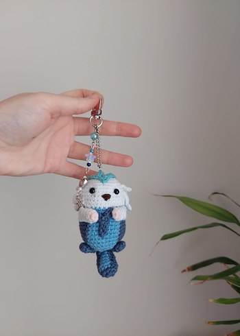 genshin impact leisurely otter anahtarlık charm - Görsel 2