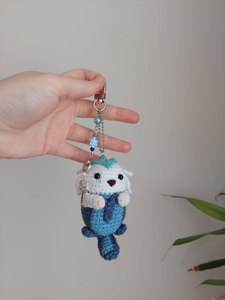 genshin impact leisurely otter anahtarlık charm - Görsel 4