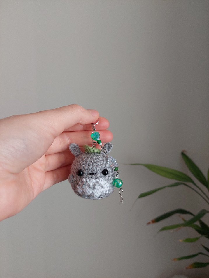 totoro charm anahtarlık - Görsel 5