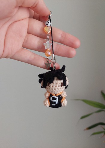 haikyuu kageyama mini charm anahtarlık - Görsel 3