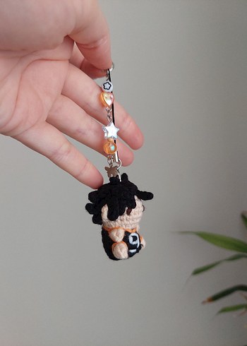 haikyuu kageyama mini charm anahtarlık - Görsel 5