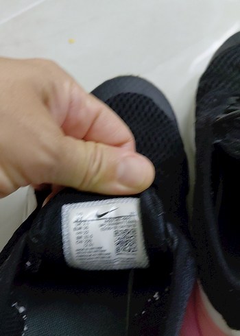 Nike çocuk Siyah-Pembe Bağcıklı Spor Ayakkabı