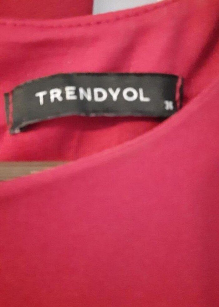 Trendyol kırmızı midi elbsie - Görsel 2