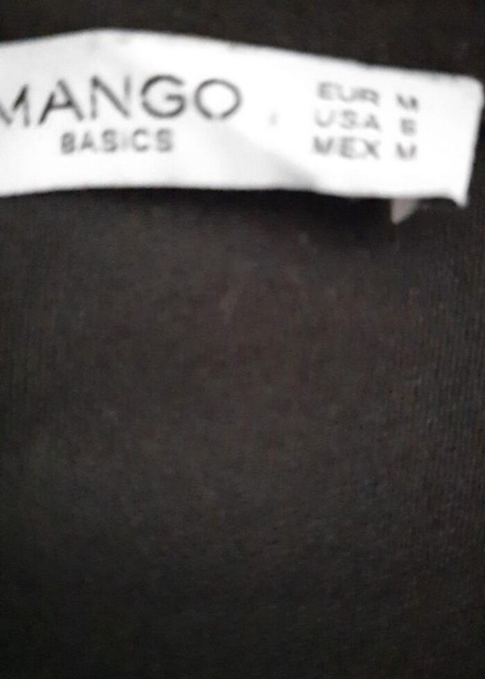 Mango siyah elbise - Görsel 2