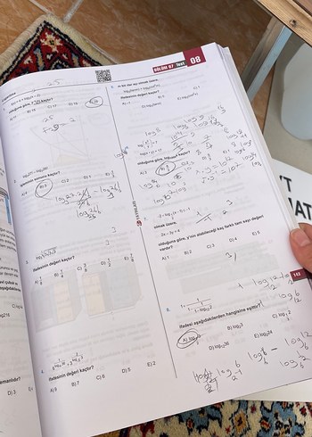 Beden Renk AYT ve TYT Matematik Defterleri Video Destekli