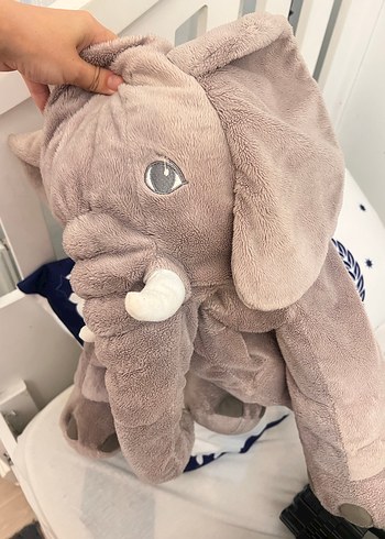  Beden Renk Yumuşak Gri Fil Peluş Oyuncak