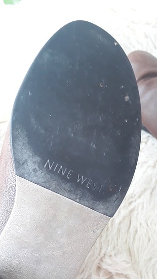 36 Beden kahverengi Renk nine west çizme