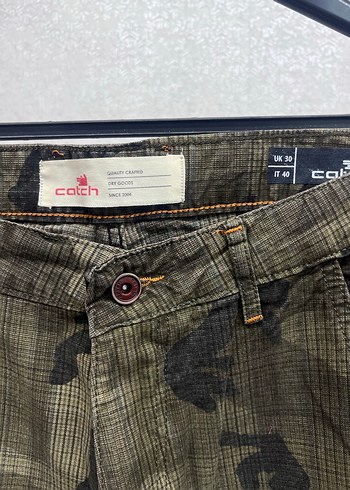 Kemerli Kamuflaj Desenli Erkek Pantolon - Görsel 6