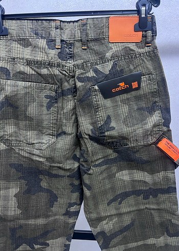 Kemerli Kamuflaj Desenli Erkek Pantolon - Görsel 5