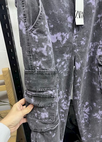 Zara kadın kargo pantolon - Görsel 4