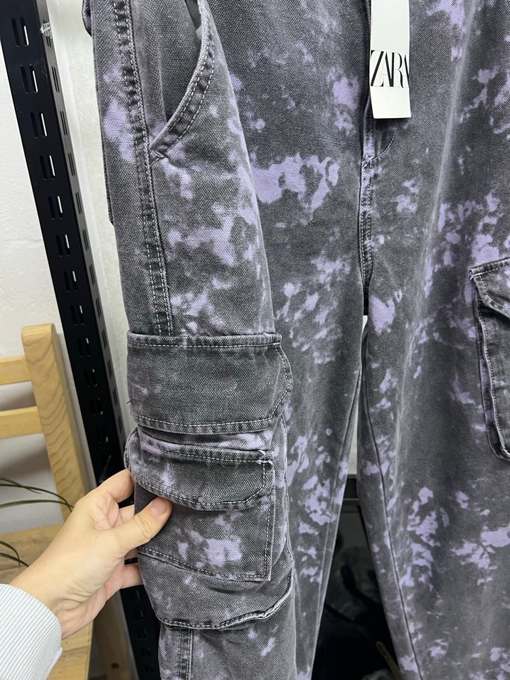 Zara kadın kargo pantolon - Görsel 4