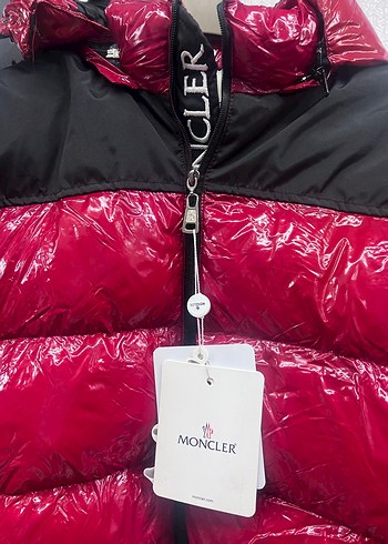 Kırmızı Fermuarlı Kadın Kışlık Mont - Görsel 3