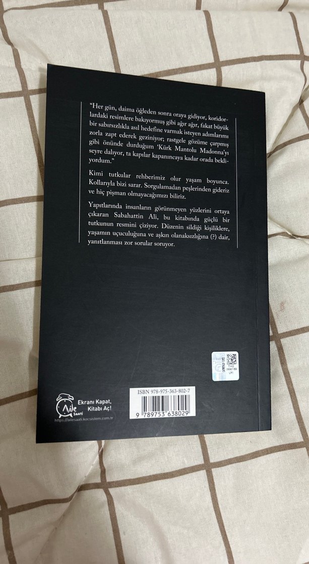 Kürk Mantolu Madonna - Sabahattin Ali - Görsel 2