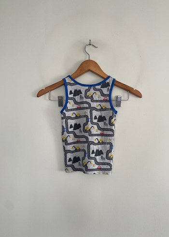 Çocuk Baskılı Gri Atlet - Görsel 2