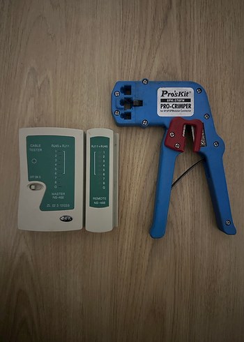 Turkuaz ProsKit Pro-Krimpel ve Kablo Test Cihazı