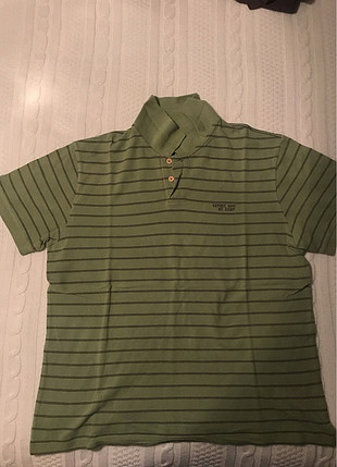 xl Beden yeşil Renk Esprit yeşil çizgili erkek tişört