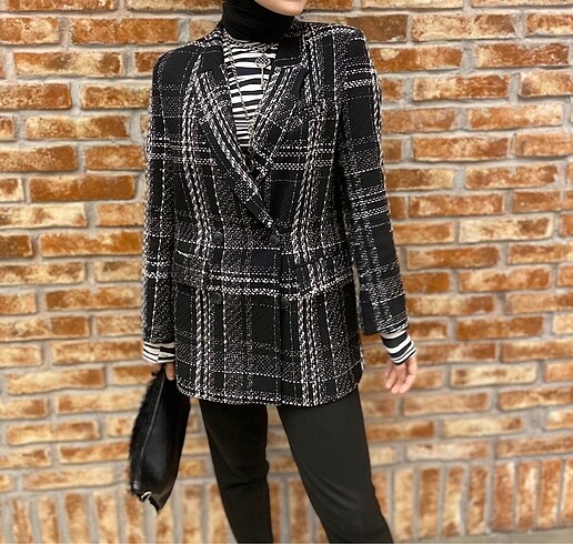 Siyah Blazer Ceket