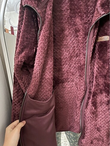xl Beden mor Renk Polar ceket