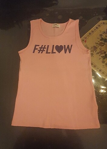 11-12 Yaş Beden pembe Renk 12 yaş koton kız tshirt